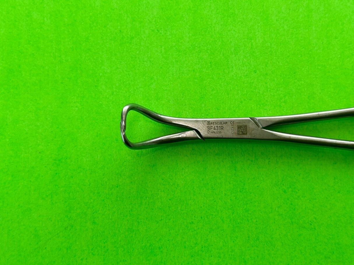 Aesculap Surgical 3-1/2" Towel Clamp Backhaus, Curved