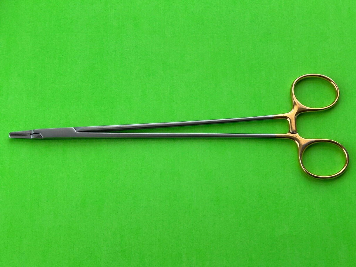 Jarit Surgical 8-1/2" TC Needle Holder, Str Serrated Jaw