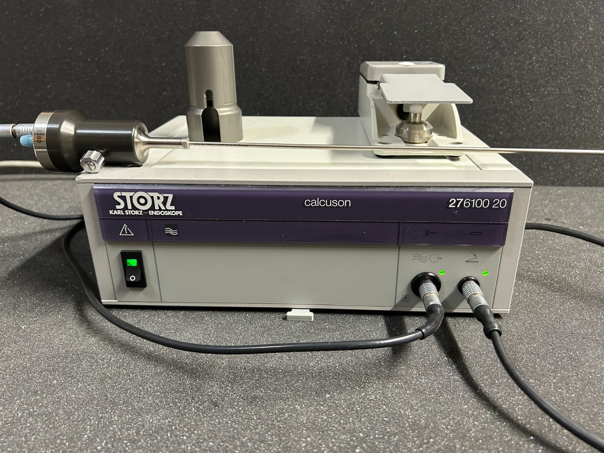Karl Storz Calcuson Lithotripter Set W/ 27610030 Transducer, Foot Switch & Probe