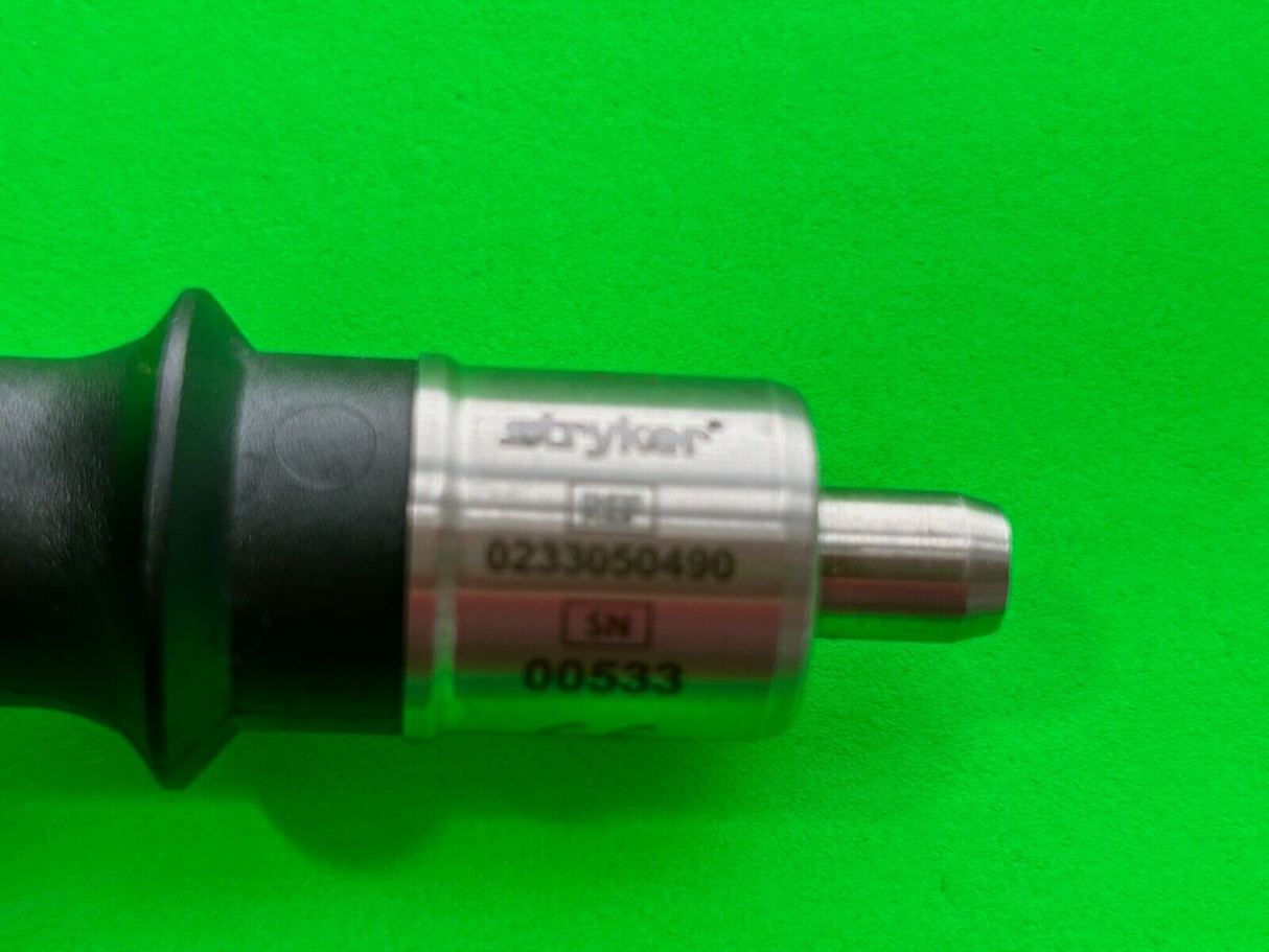 Stryker 0233-050-490 Fiber Optic Green Cable 5mm x 3.05mm x 10ft