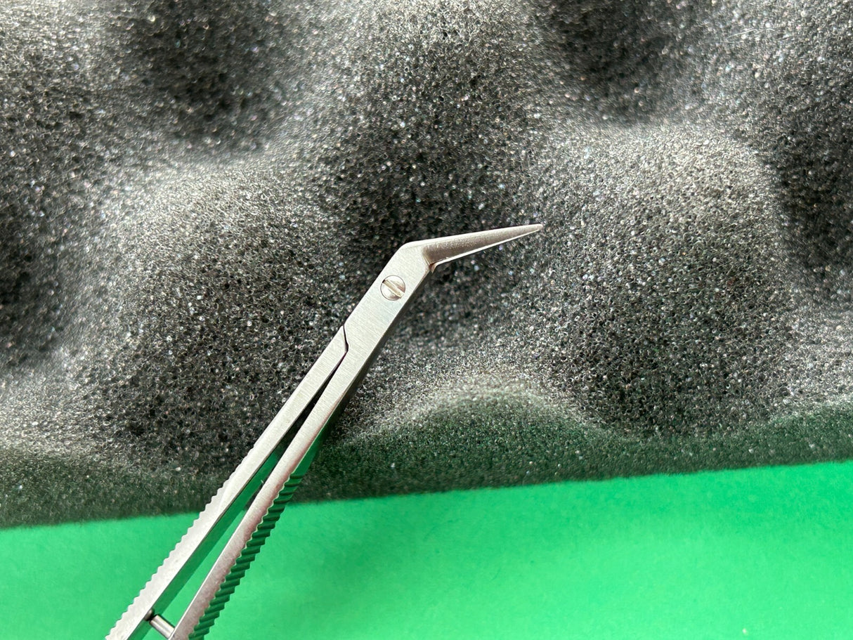 Jarit Surgical Castroviejo Angled Corneal Scissor, 4-1/4"