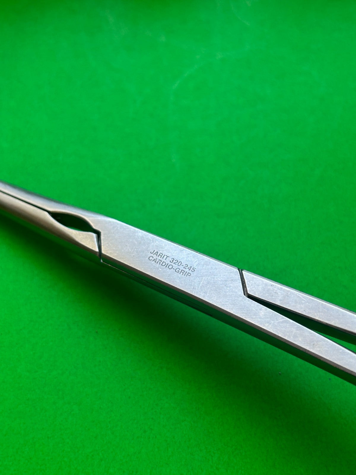 Jarit 320-245 Debakey Aorta Clamp Angled Jaws, 10-3/4"