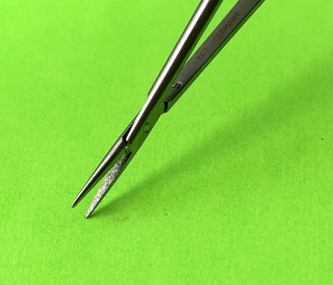 Scanlan Surgical 9" Diamond Dust Jacobson Microsurgical Needle Holder With Lock