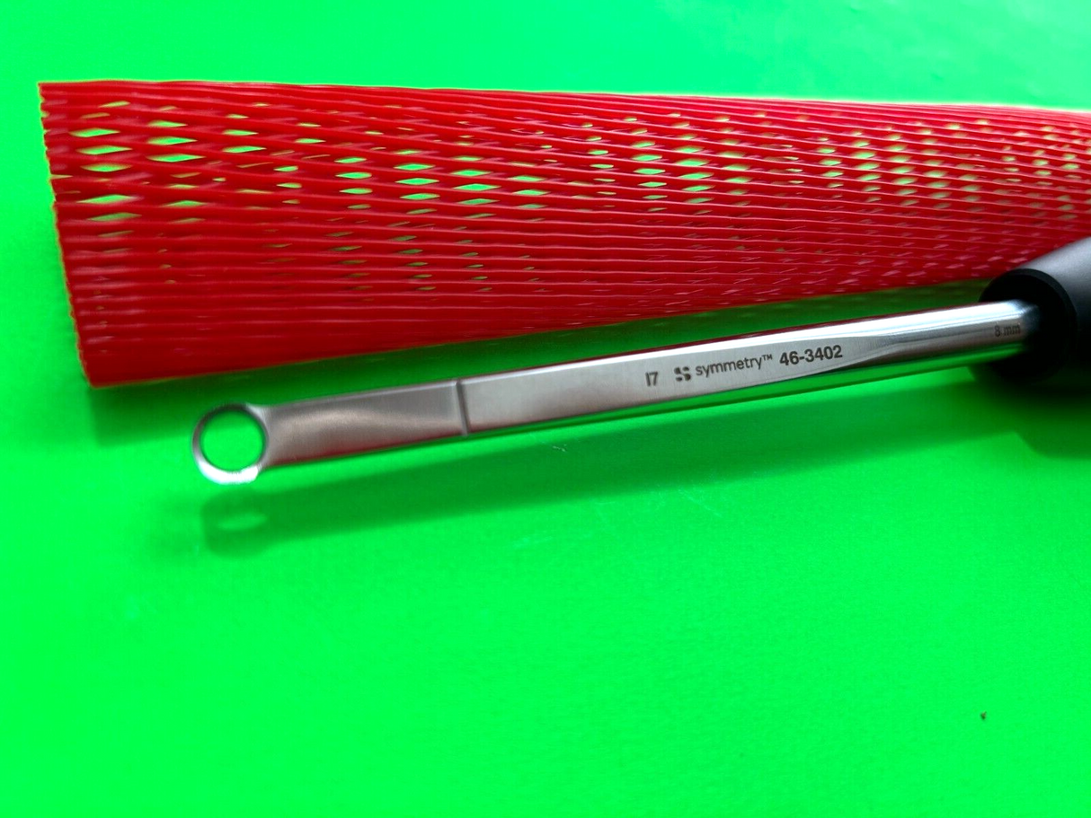 Symmetry Surgical 46-3402 Magnum Ring Curette 8mm Tip Straight