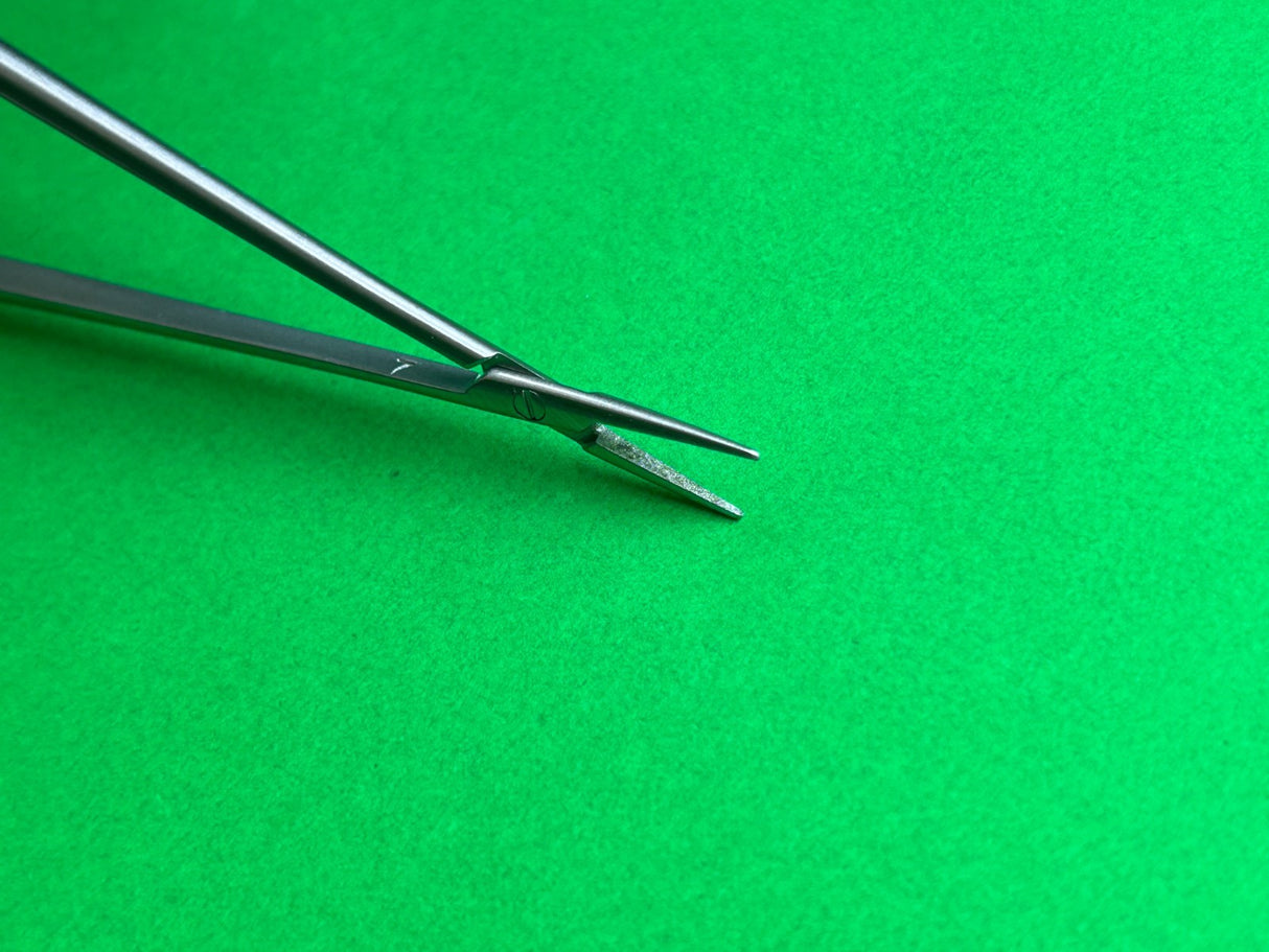 Scanlan 6006-128 9" Diamond Dust Jacobson Micro Needle Holder, Locking *GERMANY*