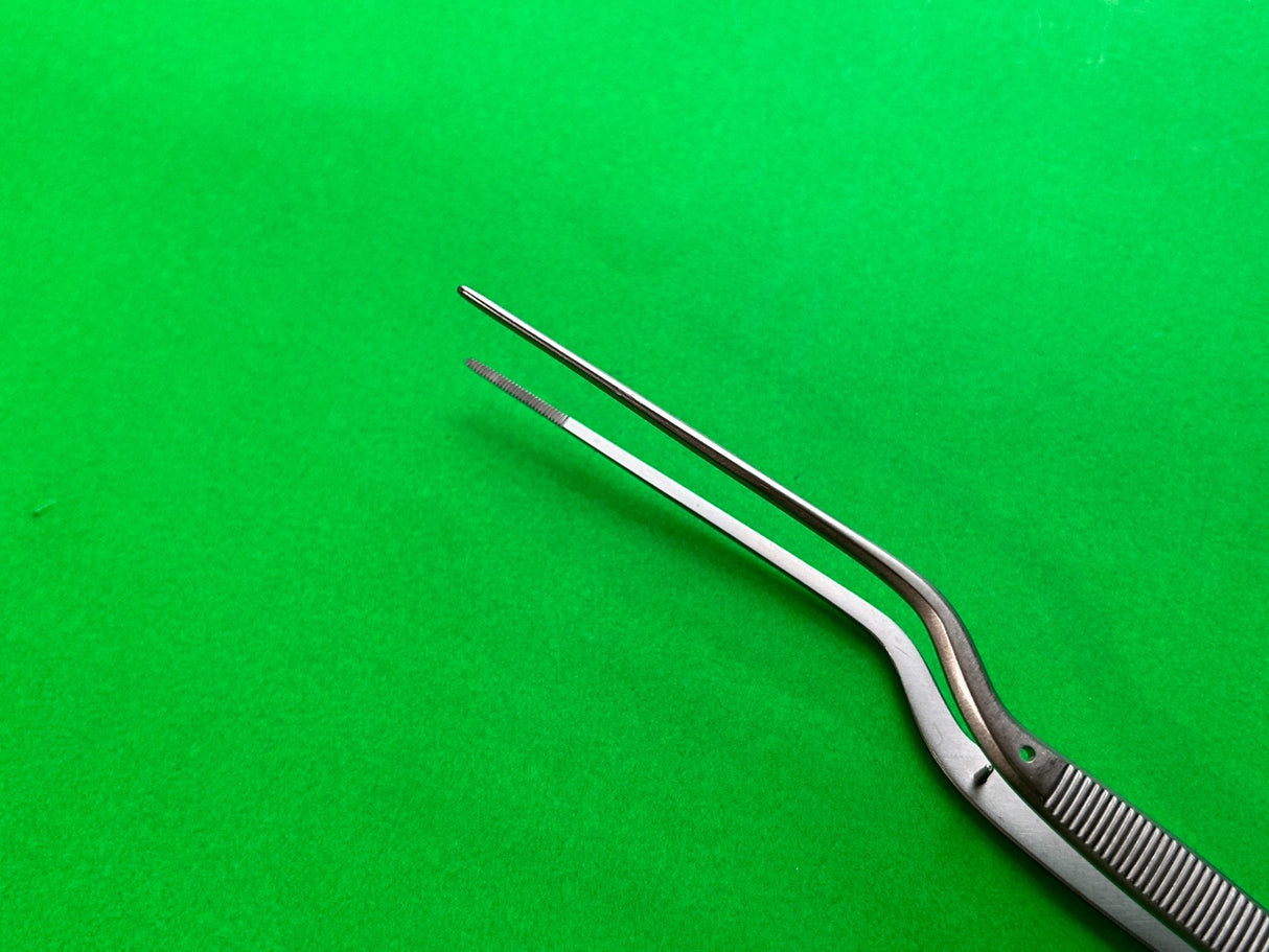 V Mueller NL1560 Bayonet Cushing Dressing Forceps, 7-5/8"
