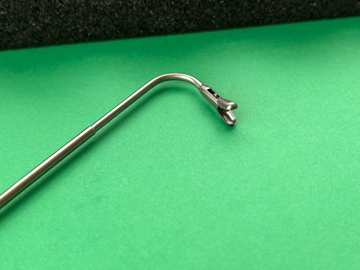 Karl Storz Surgical Double Spoon Forceps, Curved 110° Backwards