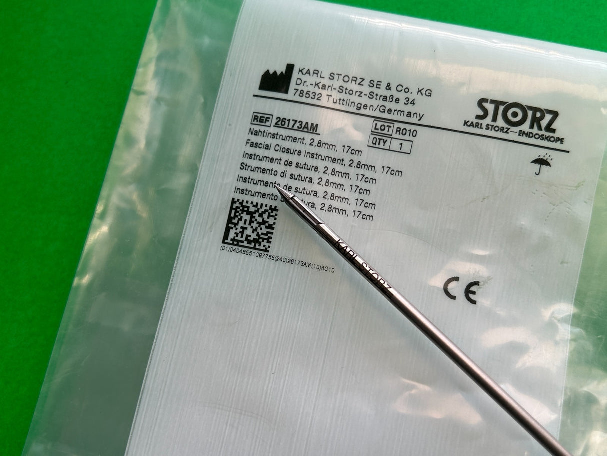 Karl Storz 26173AM Closure Instrument, 2.8mm, 17cm