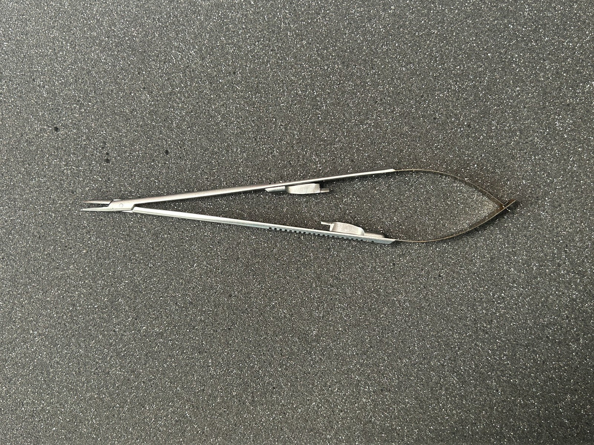 V. Mueller CH 2457 Vital Micro Needle Holder, Straight, 7-1/4'' w/Lock, TC