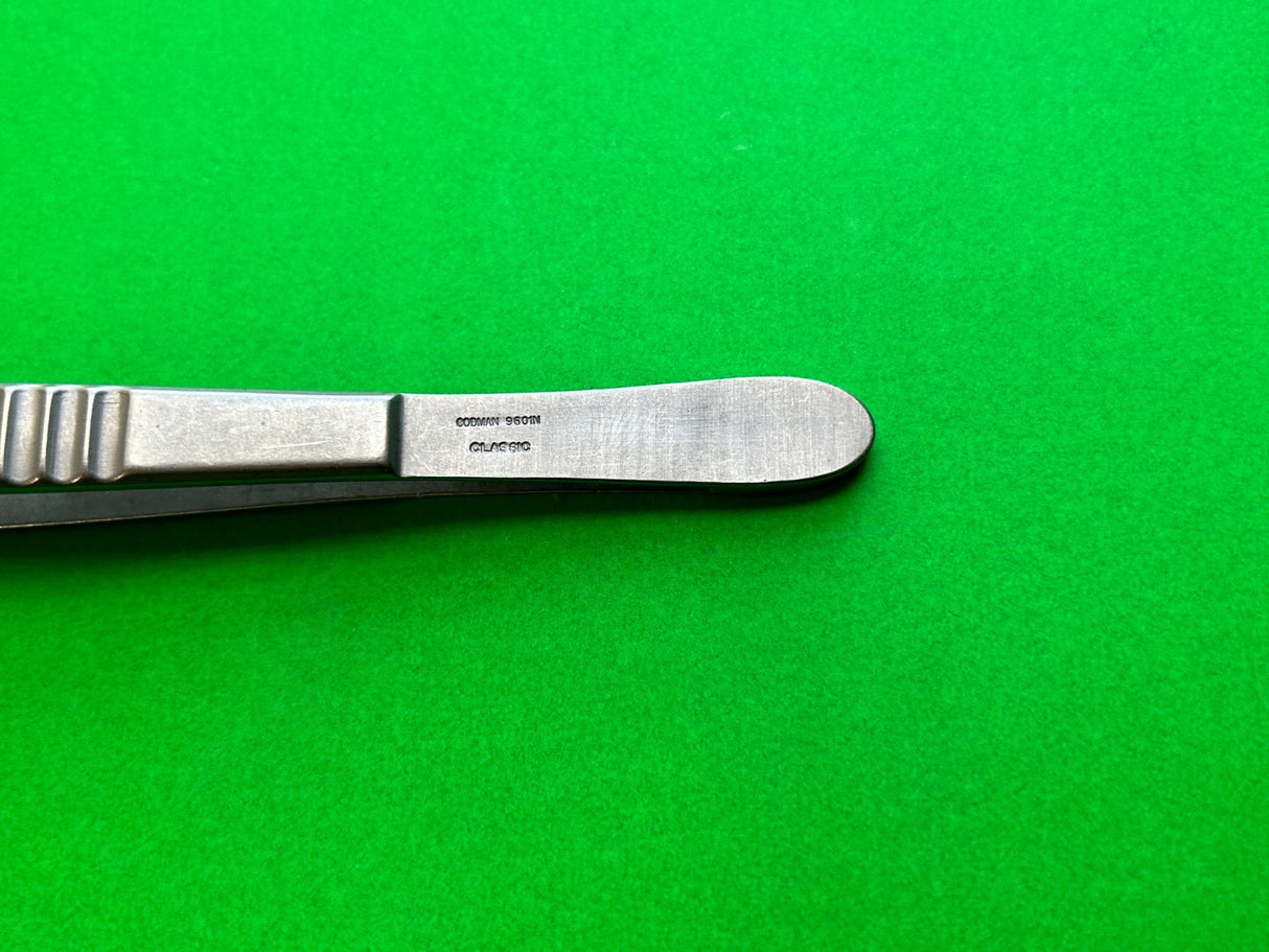 Codman 37-1011 DeBakey Vascular Tissue Forceps, 8"
