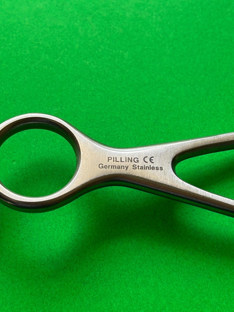 Pilling 164406 Volkmann 6 Prong Retractor, Sharp, 1 1/8" (3.0cm) width blade
