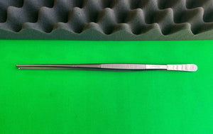 Codman 30-4157 Long Heavy Thumb Tissue Forceps, 1 x 2 teeth 12"