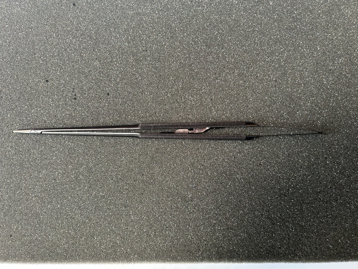 Boss 65-5281P Panther FineTouch Micro Needle Holder, 9-1/4'' w/Lock Diamond Dust