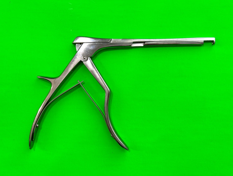 Ruggles Surgical Kerrison Rongeur 5mm down bite 90° Shaft 7 in