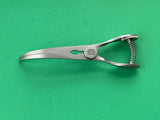 V.Mueller Surgical 4-1/2" Curved Bulldog Glover Clamp DeBakey Jaw