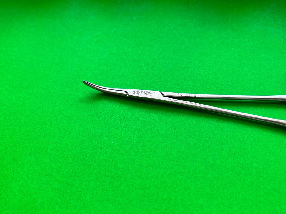 SSI Ultra 15-4112  Micro Halsted Mosquito Forceps, Curved, 4.75"