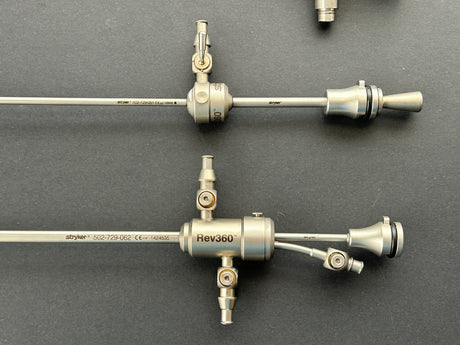 Stryker 2.9mm 30° Hysteroscope Set Rev360 W/Sheaths and FREE Storz Adapter