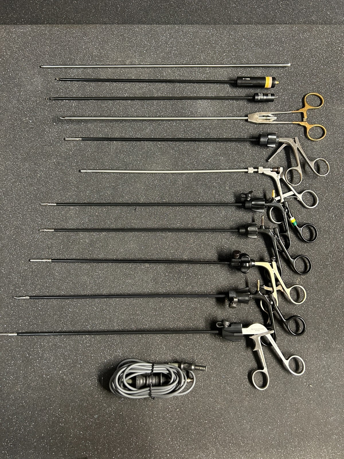 Set of 12 5mm Popular Laparoscopy Instruments Karl Storz Snowden Stryker SET A
