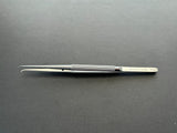 Symmetry 55-9083 Micro Tissue Forcep, Curved, Round Handle w/Platform, 7 1⁄8"