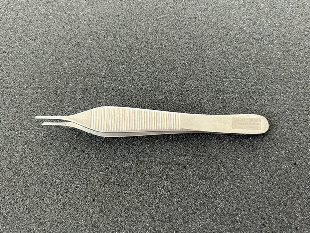 Jarit 130-245 Adson Tissue Forceps, 1.3mm Wide Jaw