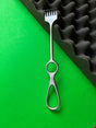 Pilling 164406 Volkmann 6 Prong Retractor, Sharp, 1 1/8" (3.0cm) width blade