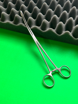 Pilling 12-1427 Foerster Sponge Curved Forceps 9-1/2"