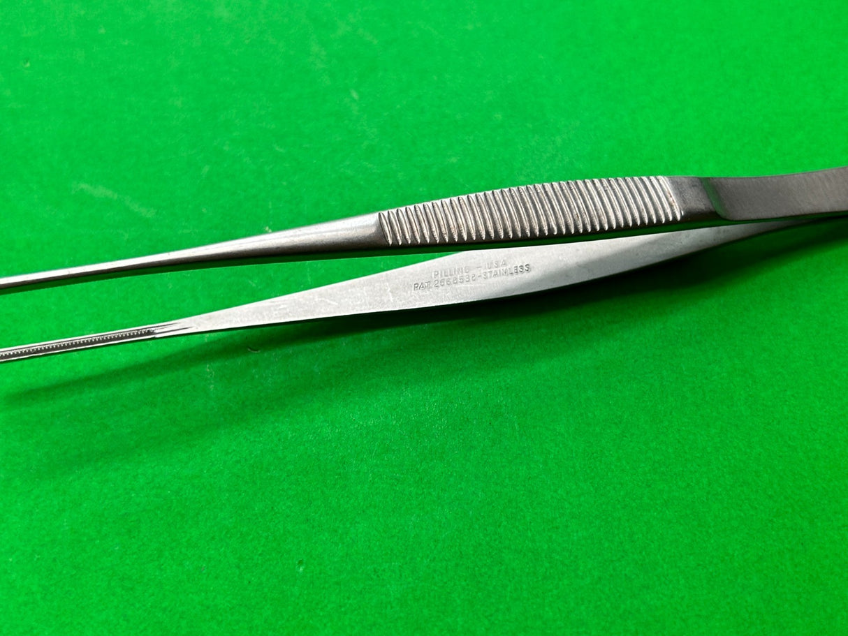 Pilling 35 1800 DeBakey Forceps, Straight, 6”
