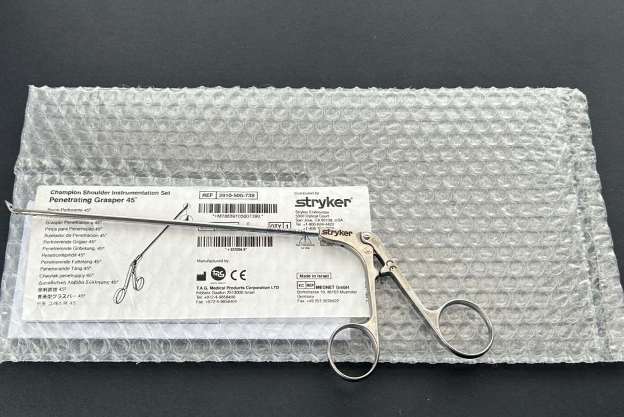Stryker 3910-500-739 Penetrating Grasper 45º
