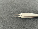 Konig MDS1017012 Adson Serrated Dressing Forceps, Micro, 4.75"