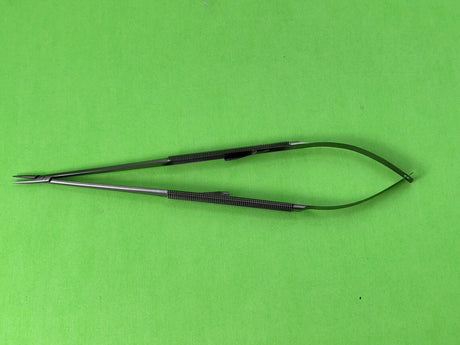 Scanlan Surgical Diamond Dust Jacobson Microsurgical Needle Holder With Lock 8"