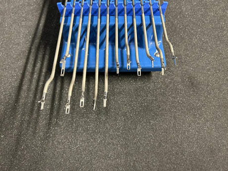 Karl Storz Laparoscopic Grasper Forceps & Scissors 5mmx36cm Set of 12 w/ Tray