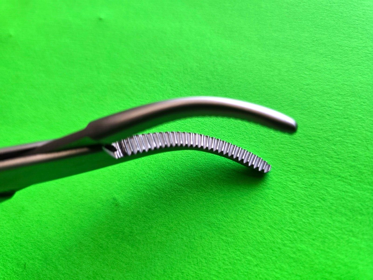 Sklar 32- 1785 Surgical Gall Duct Forcep 8 1/2" Curved Jaws *Excellent*