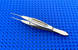 Karl STORZ Surgical E1797 Castroviejo Suturing Forceps 0.3mm x 4.25"