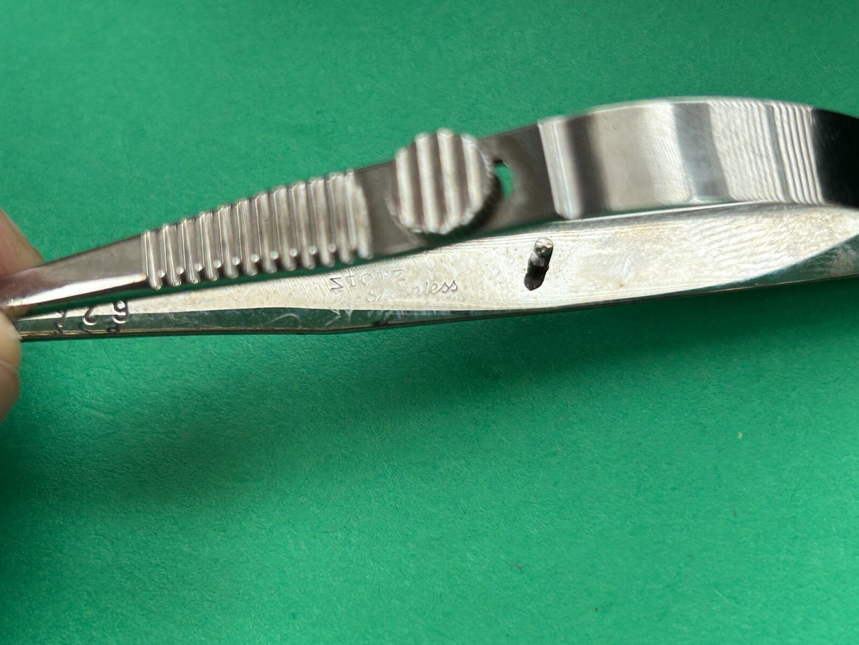 Karl Storz Surgical Eye Scissors, Delicate, Curved Right