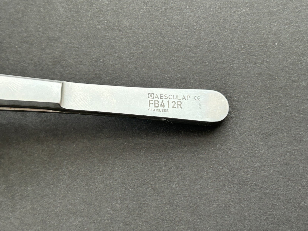 Aesculap FB412R Debakey Atraumatic Forceps, 7-7/8"
