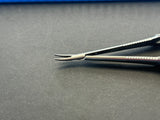 Jarit Stardust 278-100 Delicate, DIamond Dust Needle Holder, 1.3mm, Curved, 7"