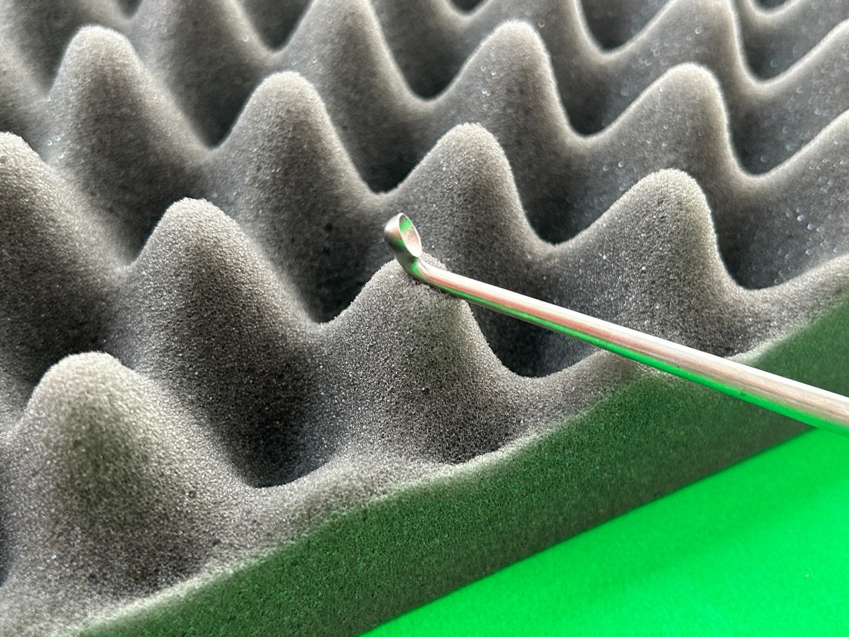 Zimmer 3676 Brun Bone Curette Size 6 Orthopedic Angle Up 8-1/2"