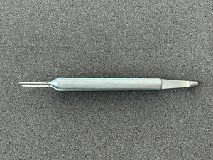 Codman 80-6630 6" E-Series Titanium Tying Forceps, 0.7mm