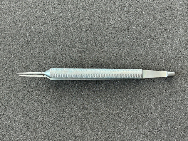 Codman 80-6630 6" E-Series Titanium Tying Forceps, 0.7mm