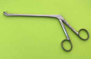 V.Mueller Surgical VM81-2306 Intervertebral Disc Rongeur, Angled Up Serrated Jaw