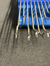 Karl Storz Laparoscopic Grasper Forceps & Scissors 5mmx36cm Set of 12 w/ Tray