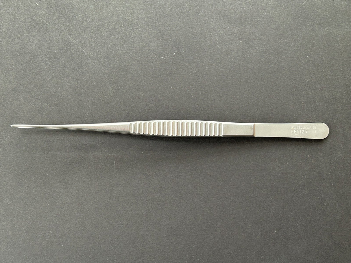 Aesculap FB412R Debakey Atraumatic Forceps, 7-7/8"