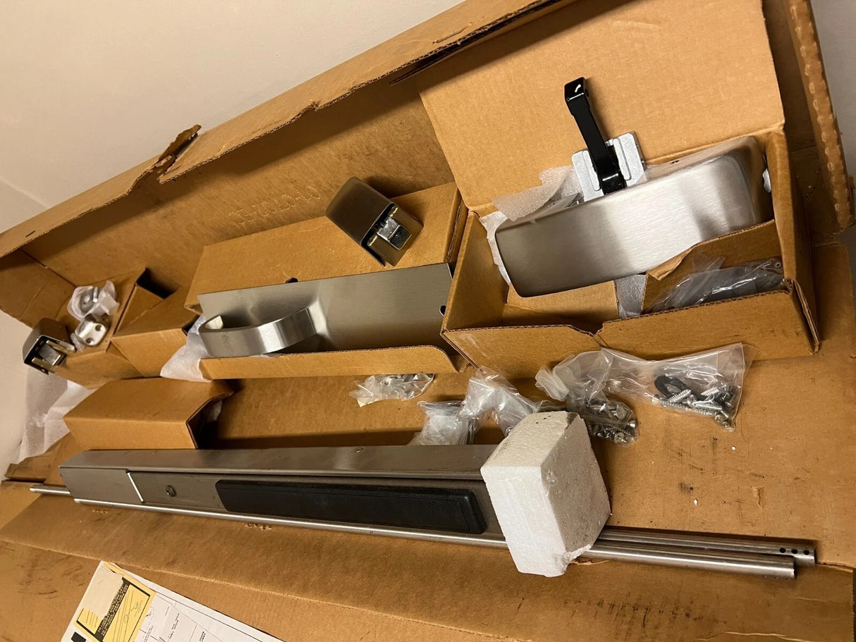 SARGENT Surface Vertical Rod: 36 in Max Door Wd Vertical Rod Exit Device LR