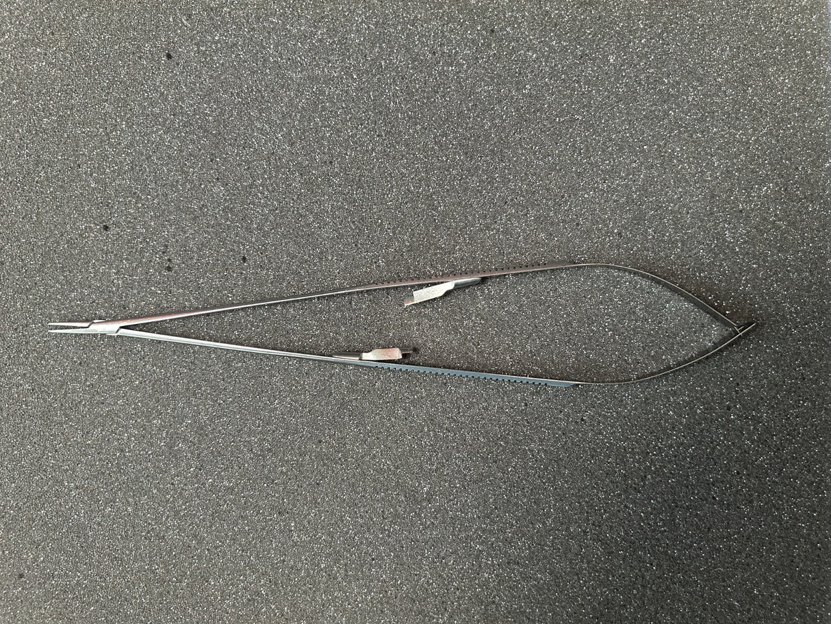 SCANLAN 6006-158 Jacobson Micro Needle Holder,w/Lock 9-1/2" Diamond Dust