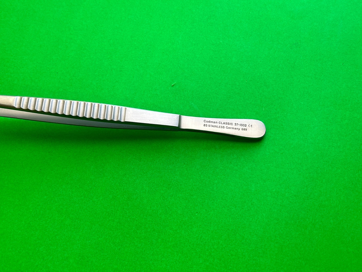 Codman 37-1002 DeBakey Thoracic Tissue Forceps, 9.5"