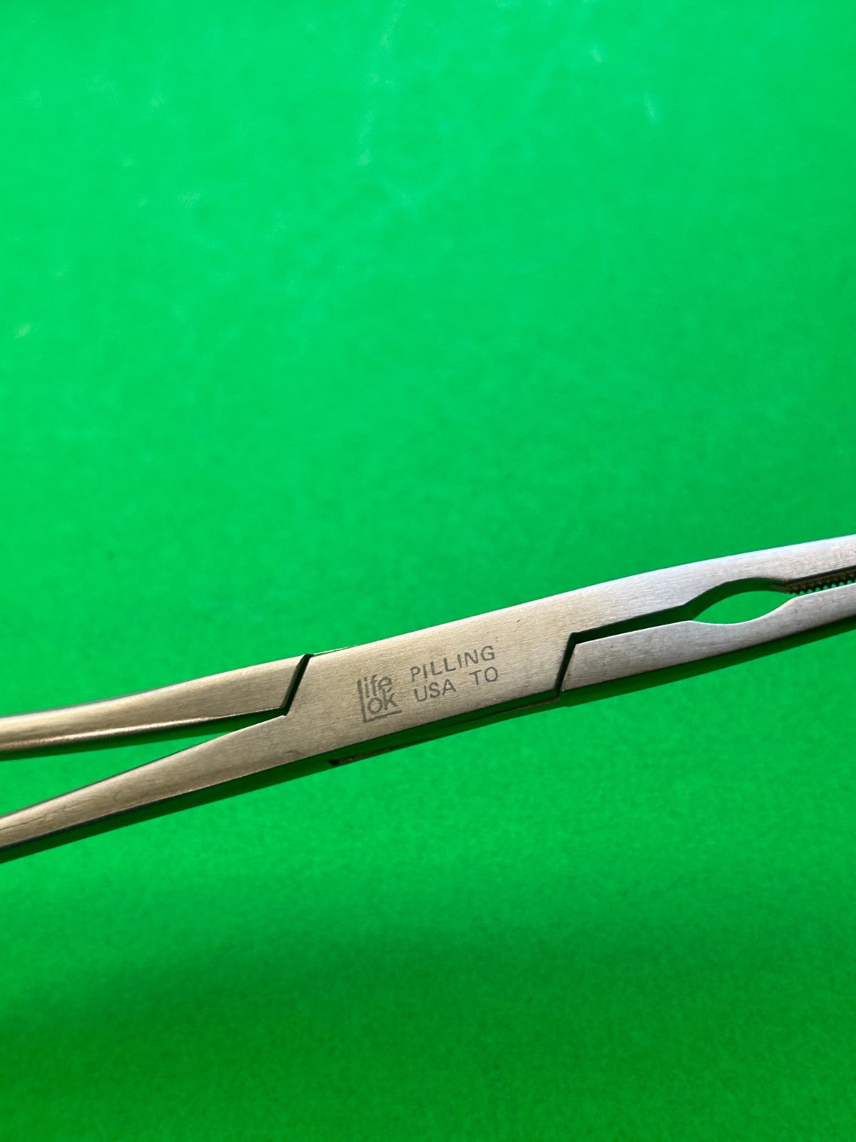 Pilling 35-3660 DeBakey Tangential Occlusion Clamp 7½" Angled