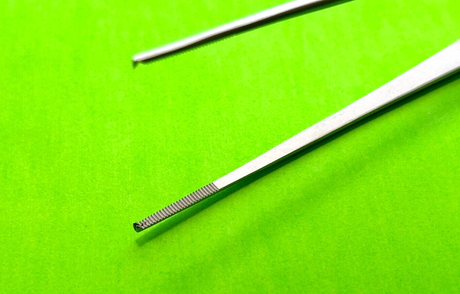 V.Mueller Surgical 1 x 2 Teeth Potts-Smith Tissue Forceps 9-1/2"