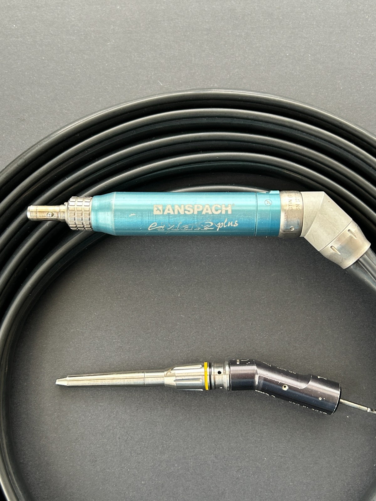 Anspach eMax 2 Plus Handpiece W/ QD8 Angled Attachment.