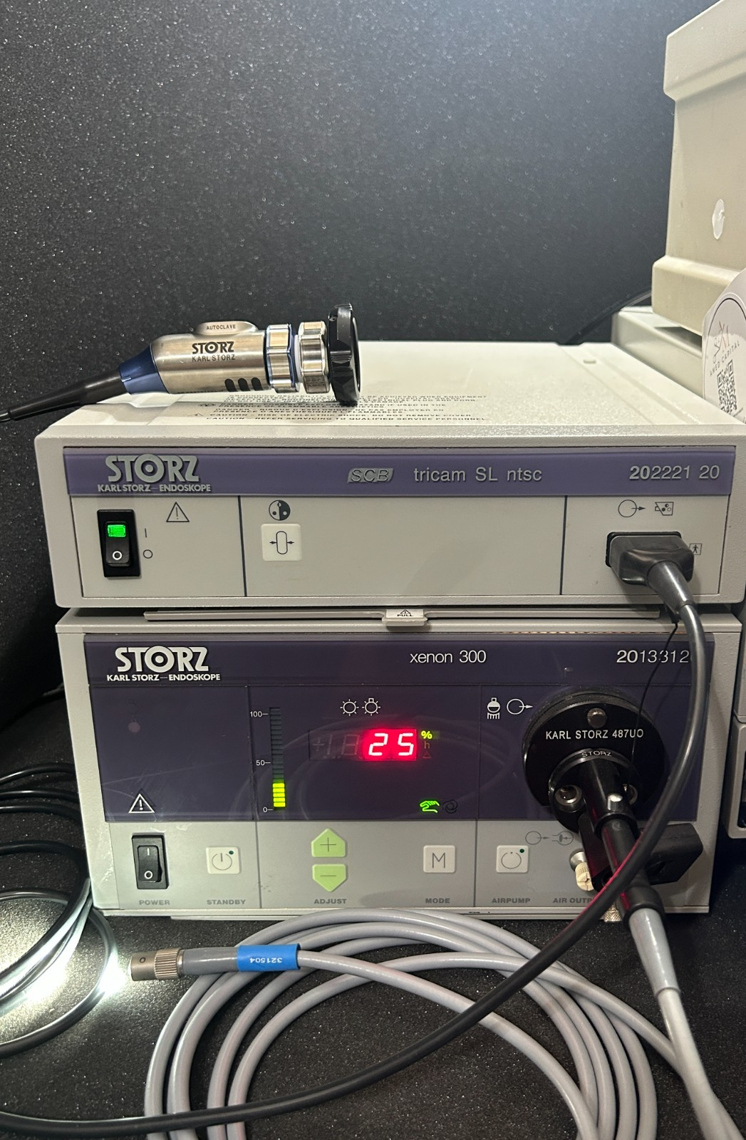 Karl Storz TRICAM Camera, Processor, AIDA, Endoflator, Xenon 300, 495ND Full Set