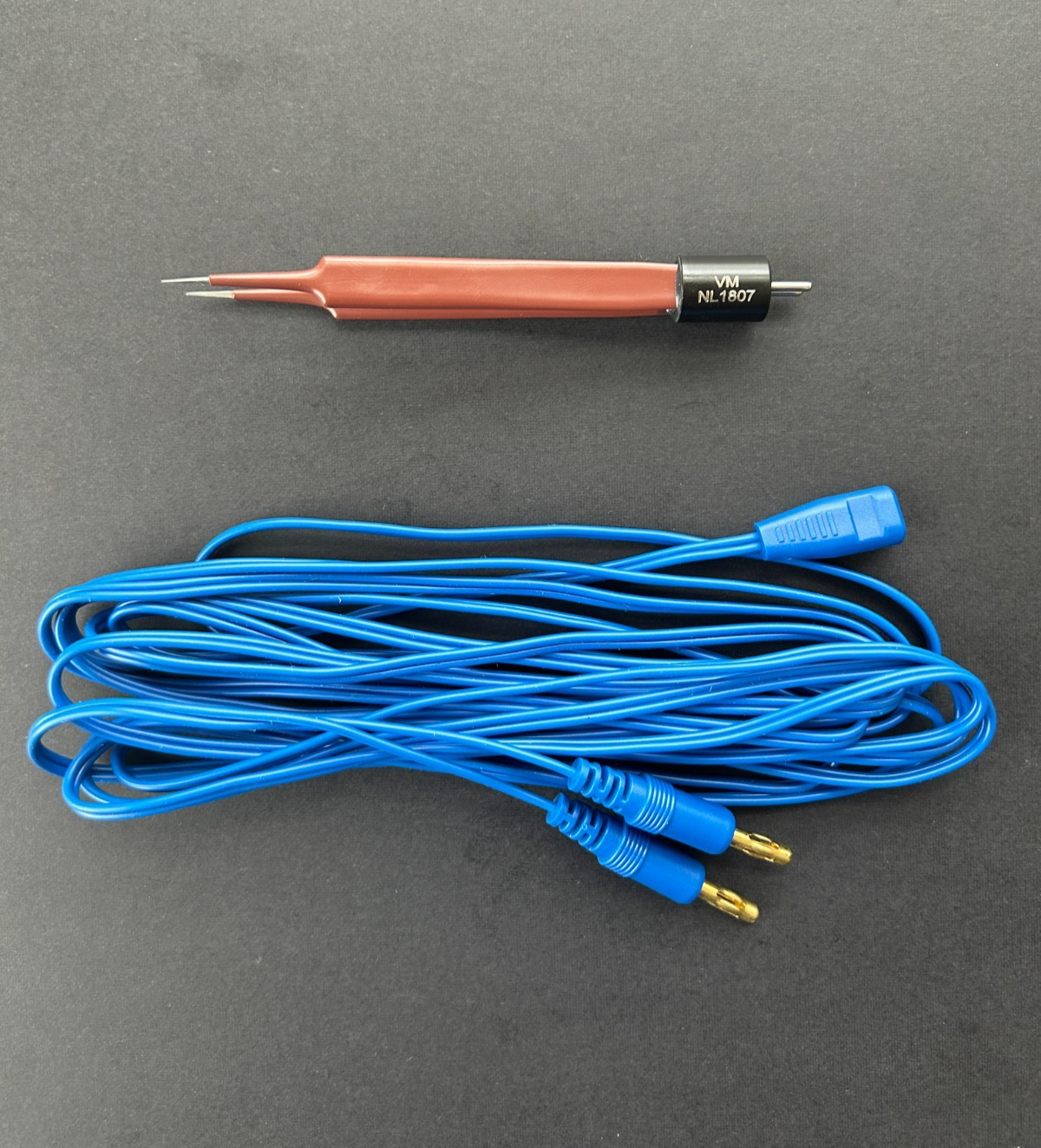 V.Mueller NL1807 Jewelers Bipolar Forceps, 4.25'' W/ FREE Cable